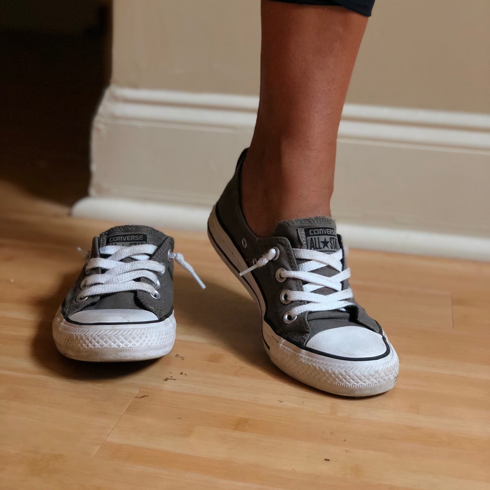 Grey Comfortable Converse